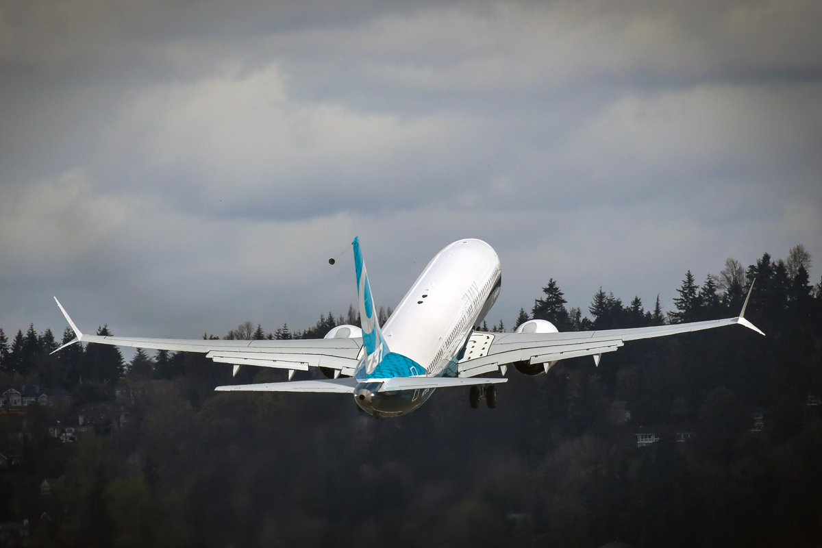 A nova versão MAX 9 é o maior 737 já construído, com 42,2 metros de comprimento (Boeing)