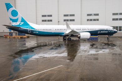 Os primeiros 737 MAX 9 serão entregues em 2018 (Boeing)