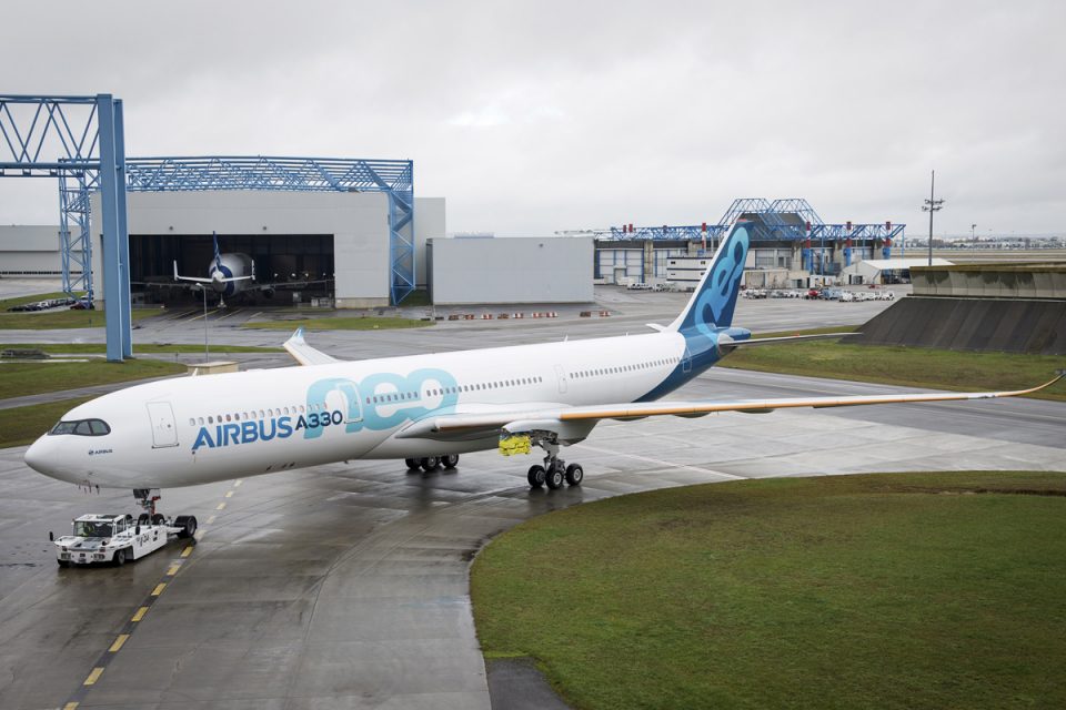O A330neo já está pronto, só faltam os motores da Rolls-Royce... (Airbus)