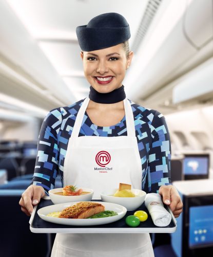 Os pratos do MasterChef serão servidos aos passageiros da classe executiva da Azul (Divulgação)
