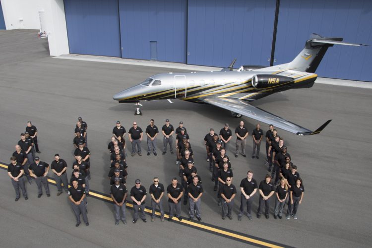 O Phenom 300 é o jato executivo mais vendido no mundo nos últimos quatro anos (Embraer)