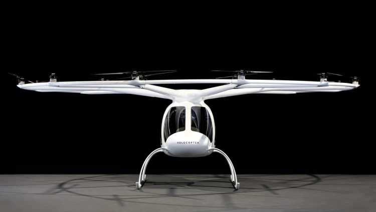 O Volocopter 2X tem autonomia para 27 km ou 30 minutos de voo (e-volo)
