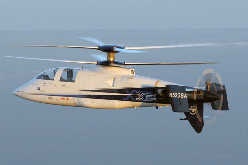 O S-97 Raider é uma evolução do demonstrador de tecnologia Sikorsky X2 (Sikorsky)
