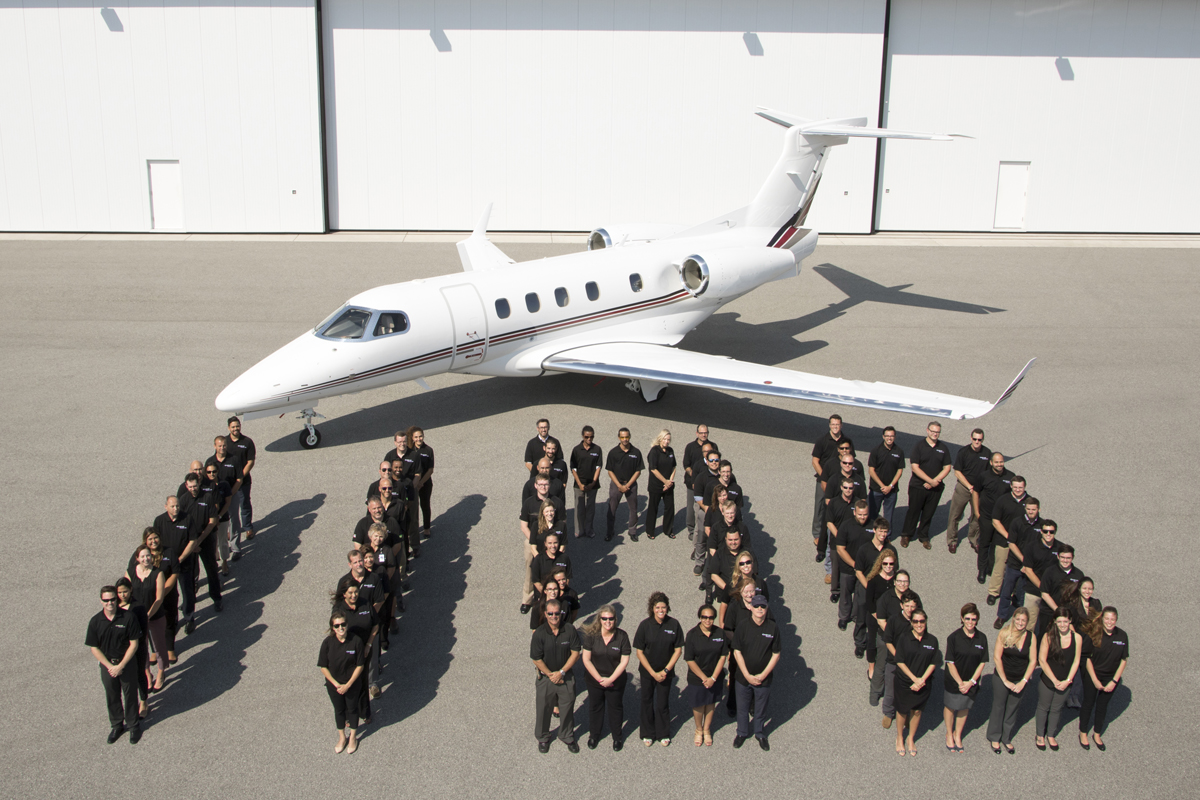 O Phenom 300 é atualmente o jato executivo mais vendido no mundo (Embraer)