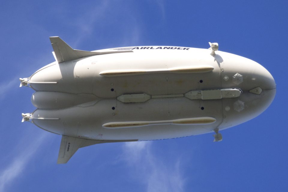 O Airlander 10 pode decolar com peso máximo de 20 toneladas (HAV)