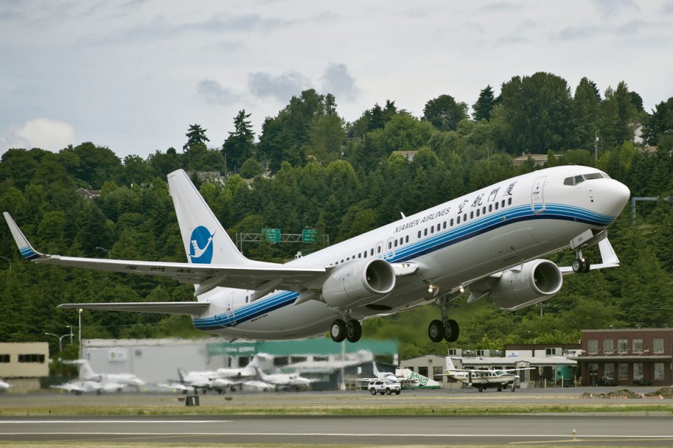 O mercado chinês de aviação vai exigir quase 7.000 novos aviões até 2036 (Boeing)