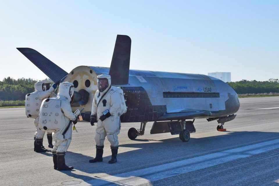 A nave não tripulada foi desenvolvida pela Boeing (USAF)