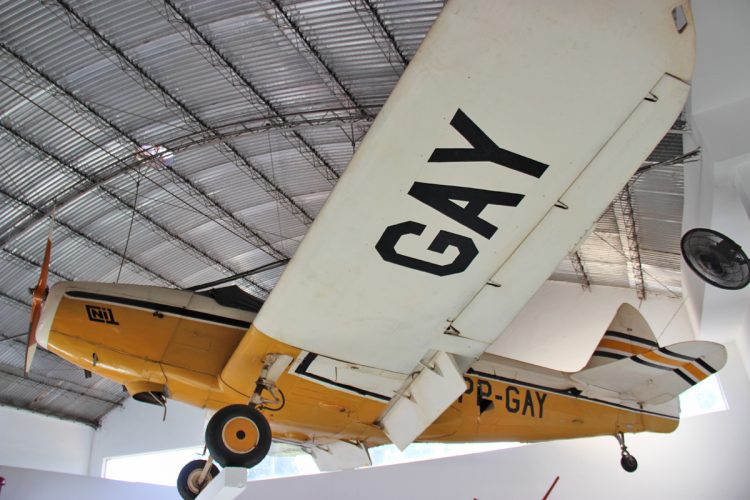 Fairchild PT-19, avião muito comum na formação de pilotos no passado (Thiago Vinholes)