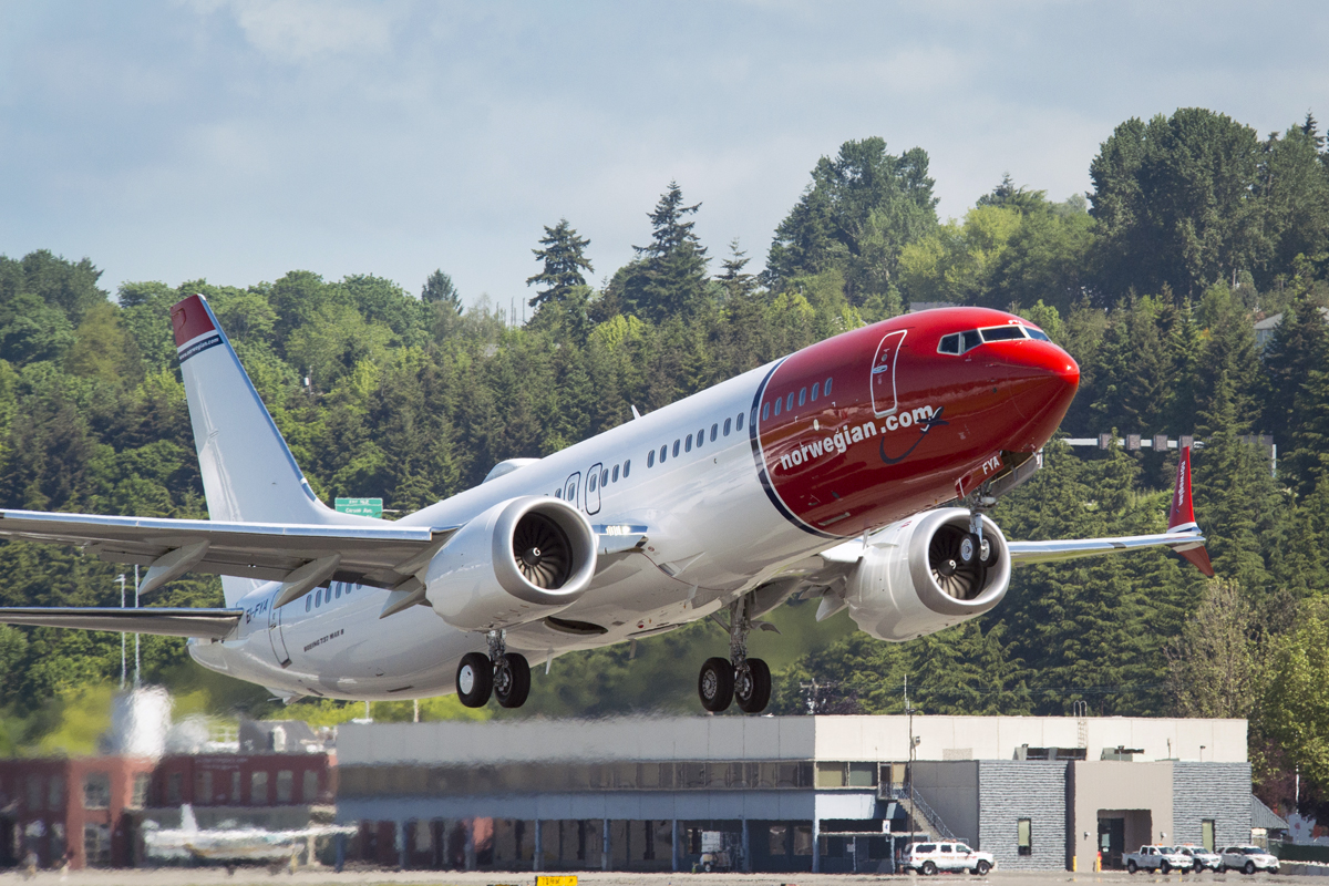 O novo 737 MAX é 20% mais eficiente em consumo de combustível (Boeing)