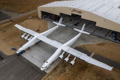 O Stratolauch é o segundo avião mais pesado do mundo, atrás apénas do Antonov AN-225 (Divulgação)