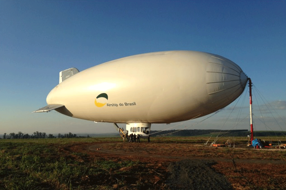 O ADB-3 é primeiro dirigível tripulado projetado pela Airship, empresa formada em 2005 (Divulgação)