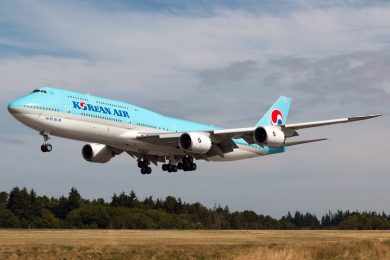 O último 747-8 configurado para transportar passageiros será entregue à Korean Air (Boeing Fan Photography)