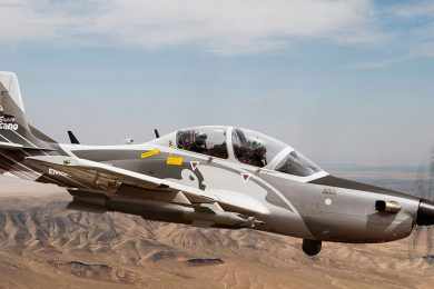 Além da FAB, o Super Tucano também é operado pelas forças armadas de outros 11 países (Embraer)