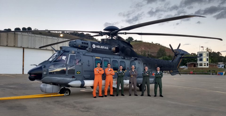 O H225 é o maior e mais avançado helicóptero já produzido pela indústria brasileira (Helibras)