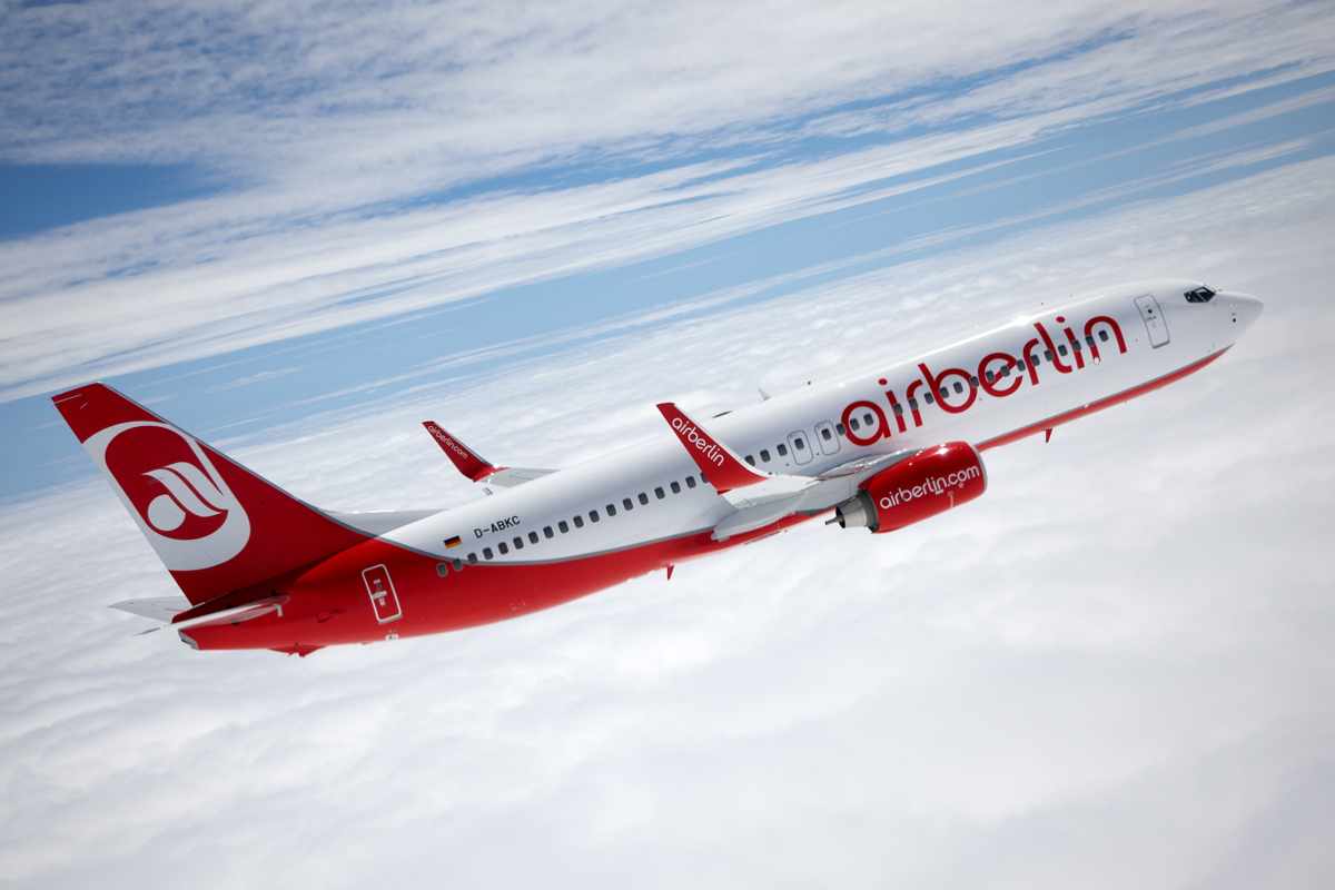 A Airberlin é uma companhia "low-cost" da Alemanha (Divulgação)