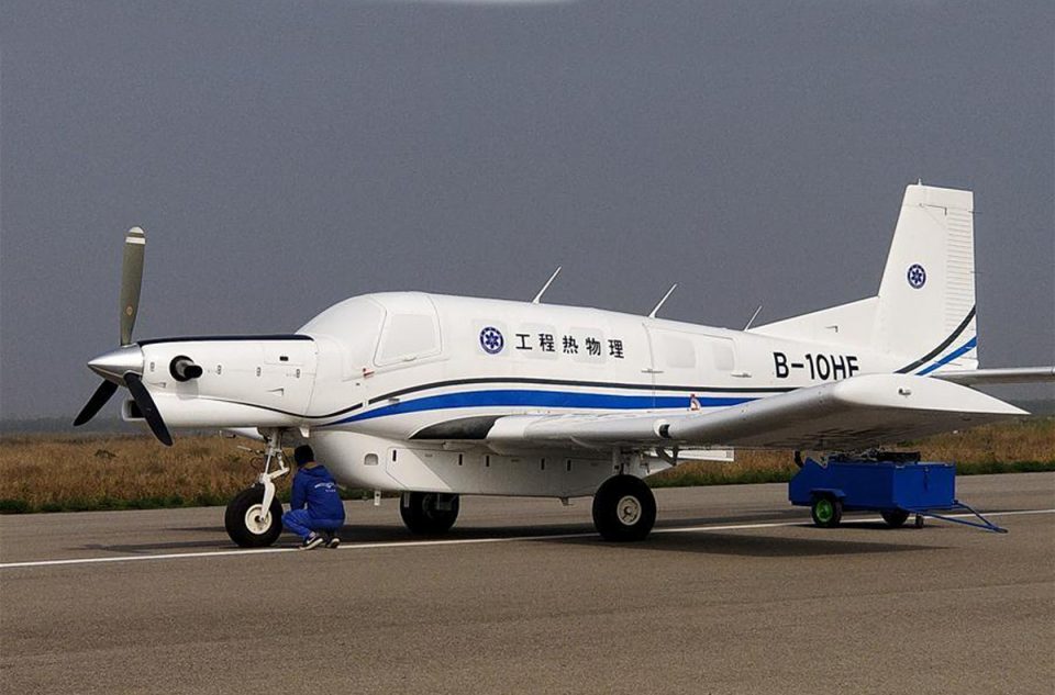 Era avião, virou drone: o AT200 pode carregar cerca de 1.500 kg de cargas (Xinhua)