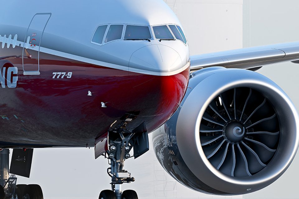 Comparado ao modelo atual, os novos Boeing 777 serão 20% mais eficientes em consumo de combustível (Boeing)