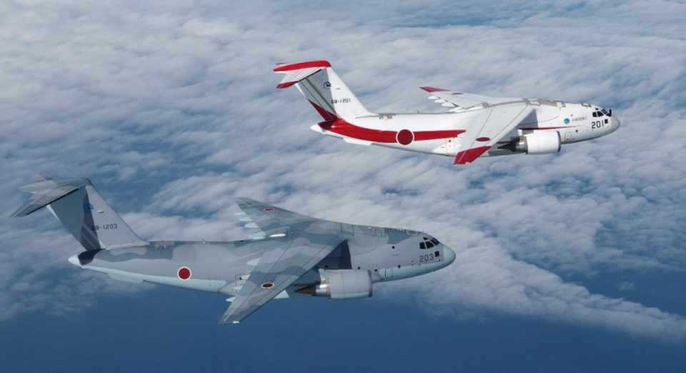 O C-2 é o segundo maior avião já desenvolvido no Japão, atrás do Kawasaki P-1 (ATLA)