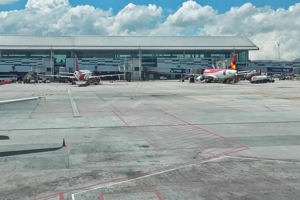 Aeroporto El Dorado, em Bogotá 