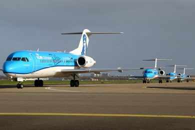 KLM se despede de seus Fokker com festa