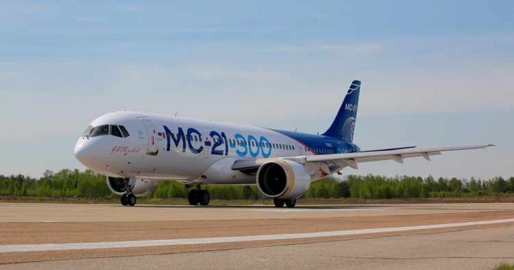 Cerca de 30% do MC-21 é construído com materiais compostos, mais leves (Irkut)