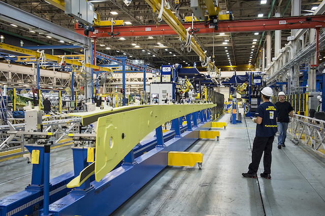 A fábrica da Boeing em Renton já produziu partes da estrutura das asas do 737 MAX 7 (Boeing)