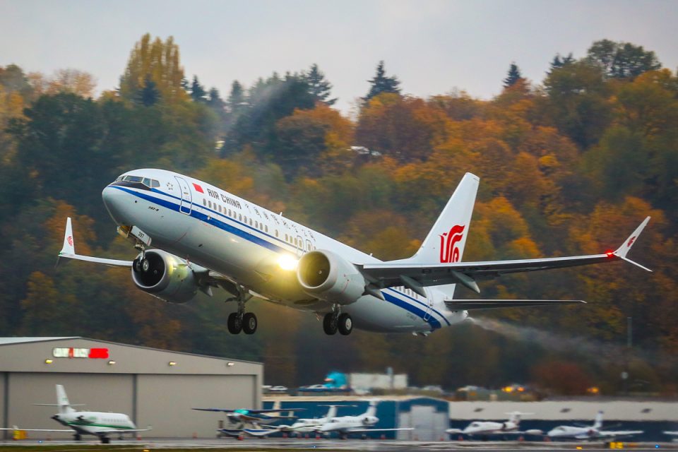A Boeing planeja entregar 100 jatos 737 MAX a empresas da China até o final de 2018 (Boeing)