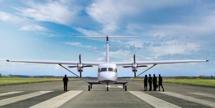 O SkyCourier tem 21,9 metros de envergadura (Textron)