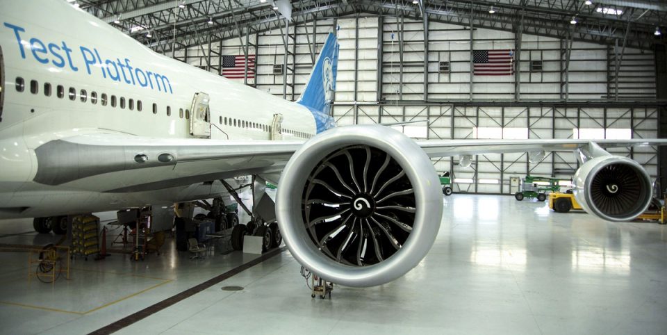 Os primeiros testes em voo do motor GE9X serão realizado com um Boeing 747 (General Eletric)