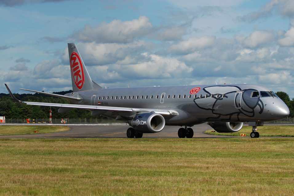 A Niki voou com jatos Embraer E190, apelidados de "Samba" e "Lambada" (scott wright)