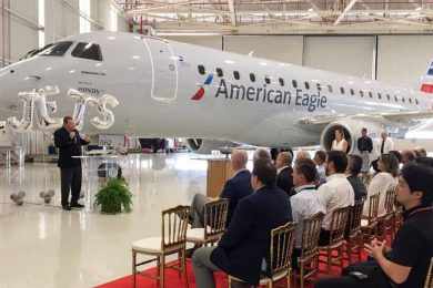 Os E-Jets da Embraer estão em operação desde 2004 (Embraer)