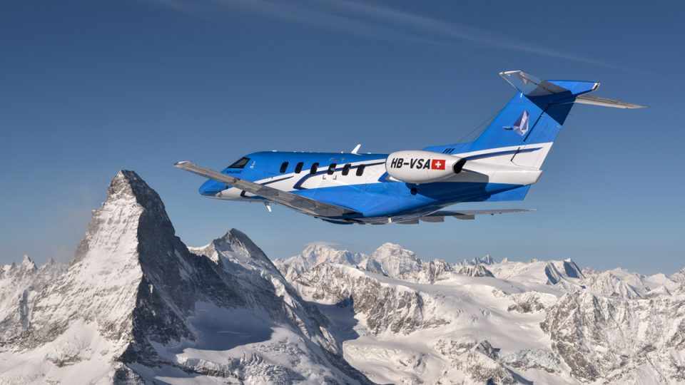 O PC-24 tem 16,8 metros de comprimento por 17 m de envergadura de asas (Pilatus Aircraft)