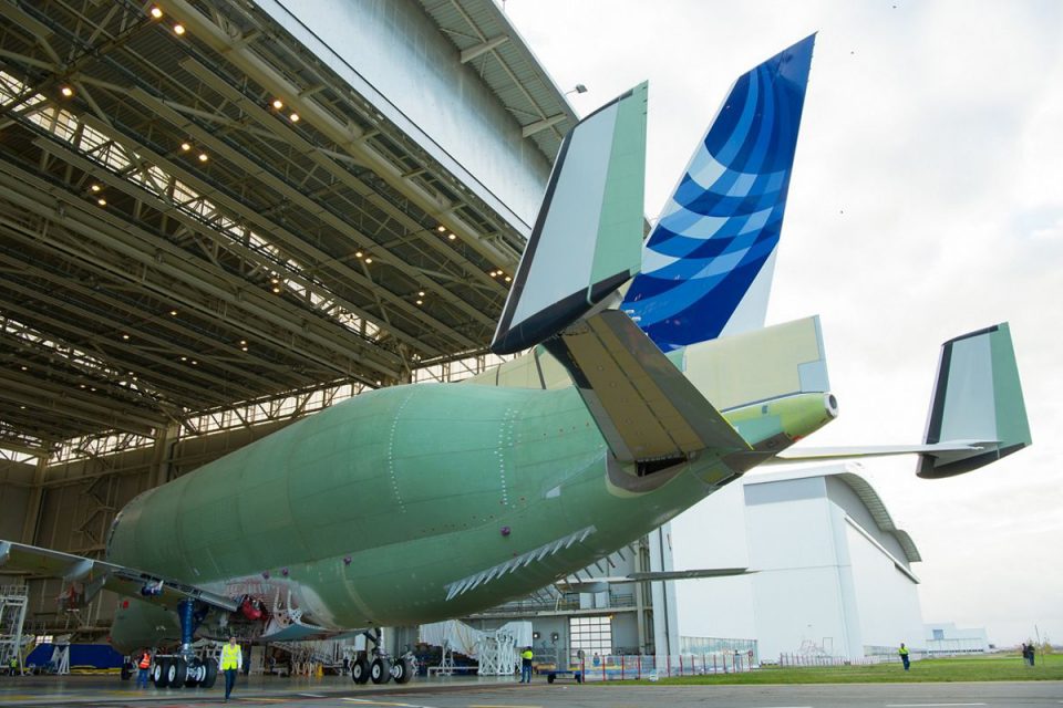 o início das operações com o novo Beluga está programada para meados de 2019 (Airbus)