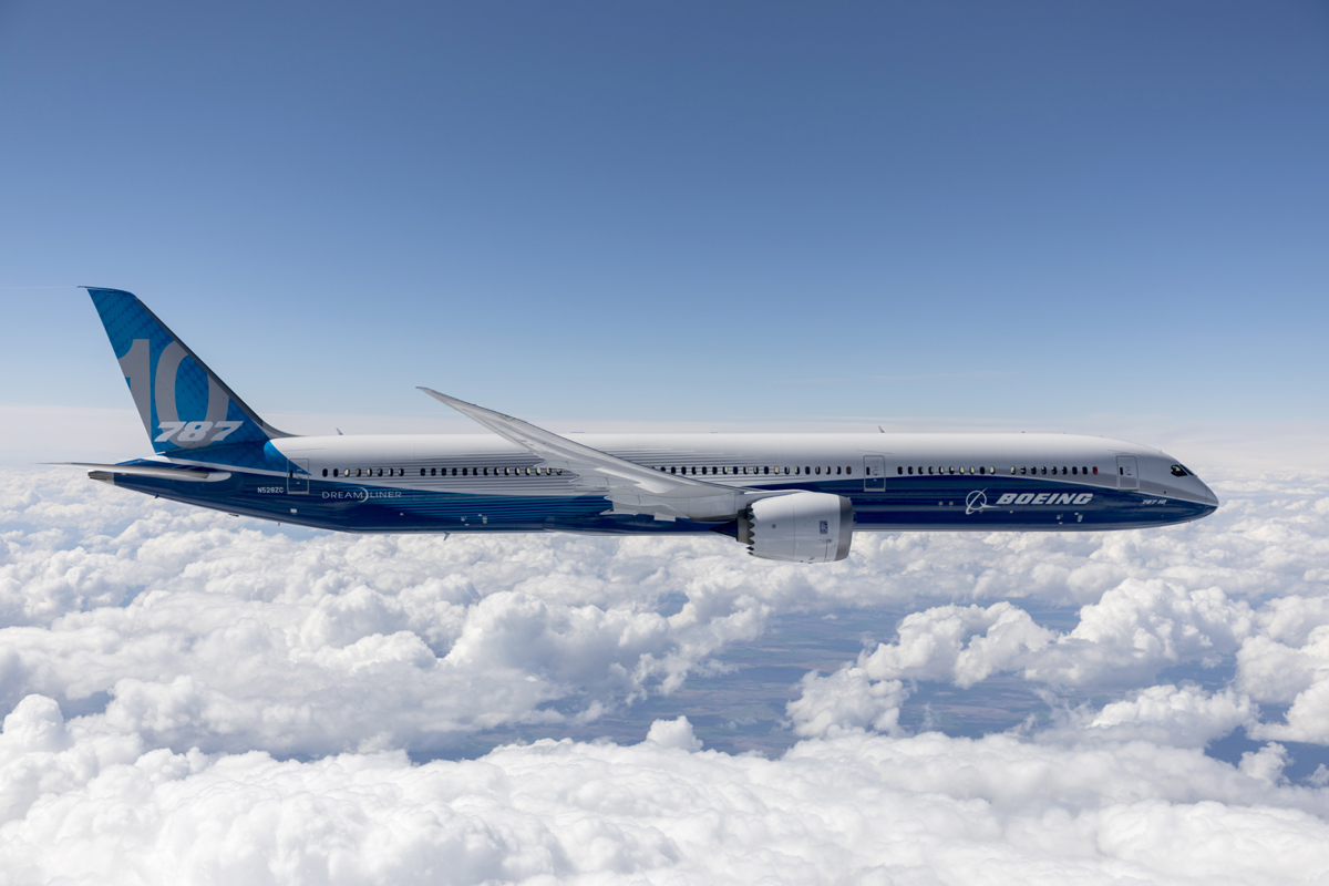 A Boeing tem mais de 170 pedidos pelo novo 787-10 (Boeing)