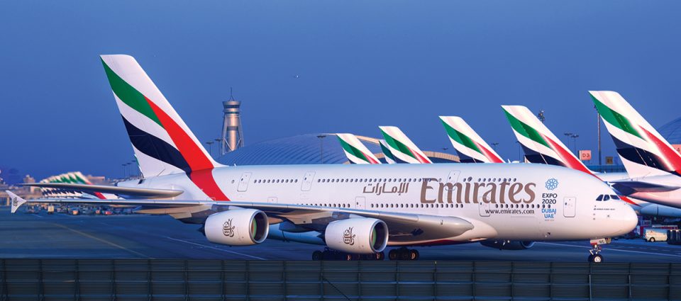 A Emirates é dona da maior frota de A380, com 100 jatos em operação (Airbus)