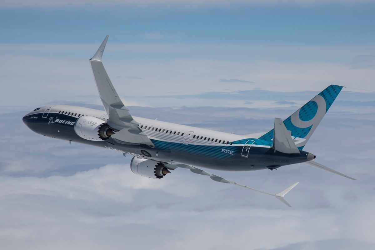 Enquanto o MAX 10 não chega, o novo 737 MAX 9 é o maior 737 já produzido pela Boeing (Divulgação)