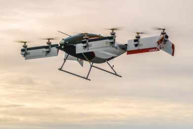 A Airbus realizou recentemente o primeiro teste de voo com o táxi voador Vahana (Airbus)