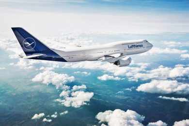 Nova pintura da Lufthansa vaza antes da apresentação