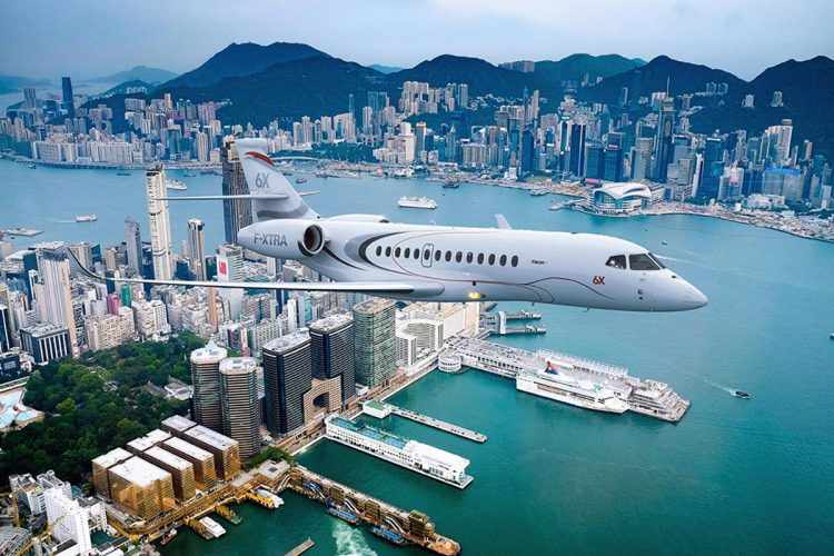 O primeiro voo do Falcon 6X está programado para o início de 2021 (Dassault Aviation)