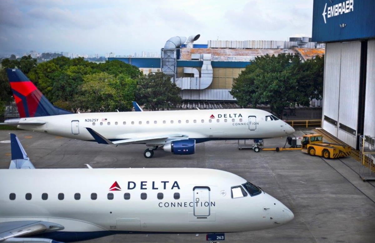 A SkyWest encomendou 14 jatos E175-SC; aviões serão operados em parceria com a Delta (SkyWest)