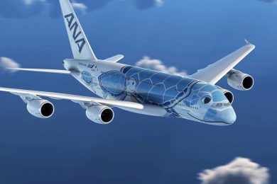 A ANA vai iniciar os voos com o A380 em 2019 na rota entre Tóquio e Honolulu, no Havaí (Divulgação)