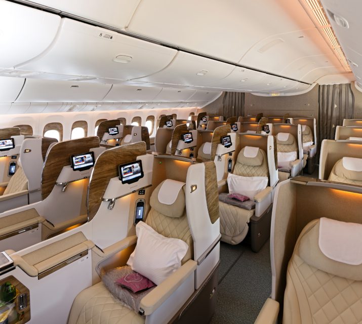 Novos assentos de classe executiva dos Boeing 777 da Emirates (Emirates Airline)