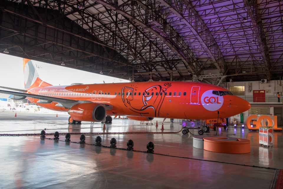 A Gol vai voar com o novo avião temático em rotas domésticas e internacionais (GOL)