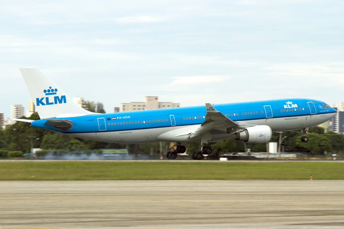 A KLM utiliza o Airbus A330 em seu novo voo entre Amsterdã e Fortaleza (Divulgação)