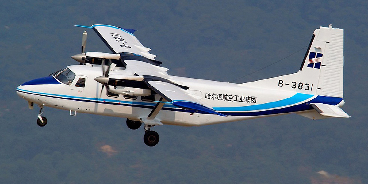 O Harbin Y-12 voa a velocidade de cruzeiro de 250 km/h e tem autonomia de 1.300 km (Divulgação)