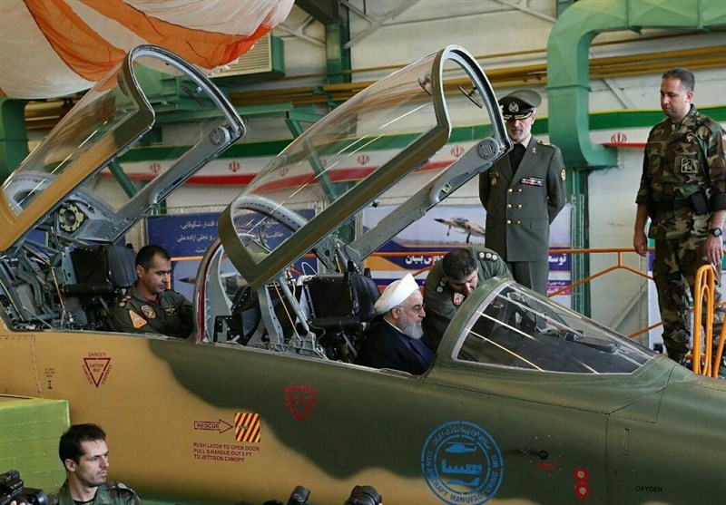 Hassan Rouhani, presidente do Irã, a bordo do Kowsar (Tasnim)