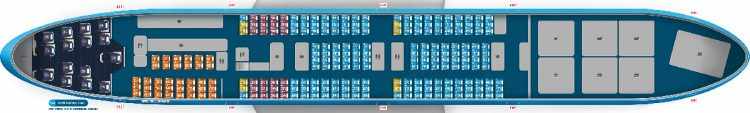 A cabine do 747 combi tem uns dos arranjos de interior mais curiosos da aviação (KLM)