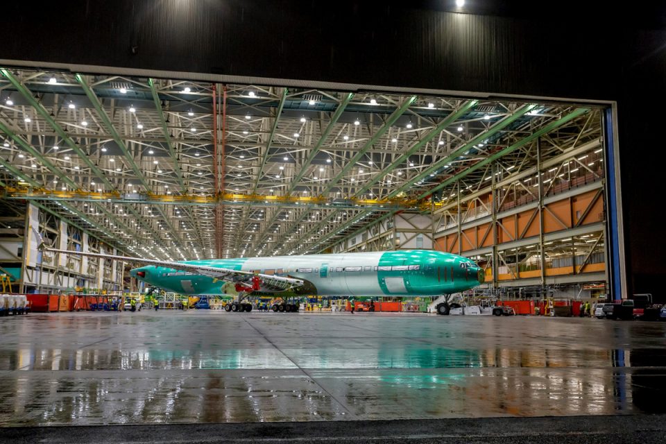 O novo Boeing 777X chega ao mercado a partir de 2020 (Boeing)