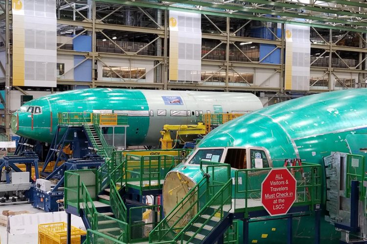 Os primeiros 777X para testes serão finalizados ainda neste ano (Boeing)