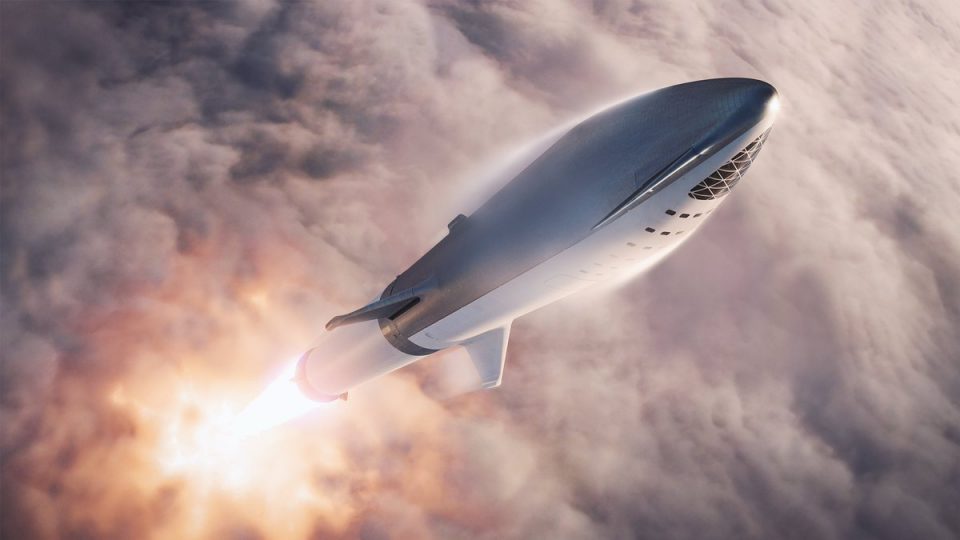 O voo ao redor da Lua será realizado com a espaçonave Big Falcon Rocket (SpaceX)